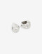 Aros Colgantes Cortos Metal Aros Colgantes Gota Strass - Plateado Rodio