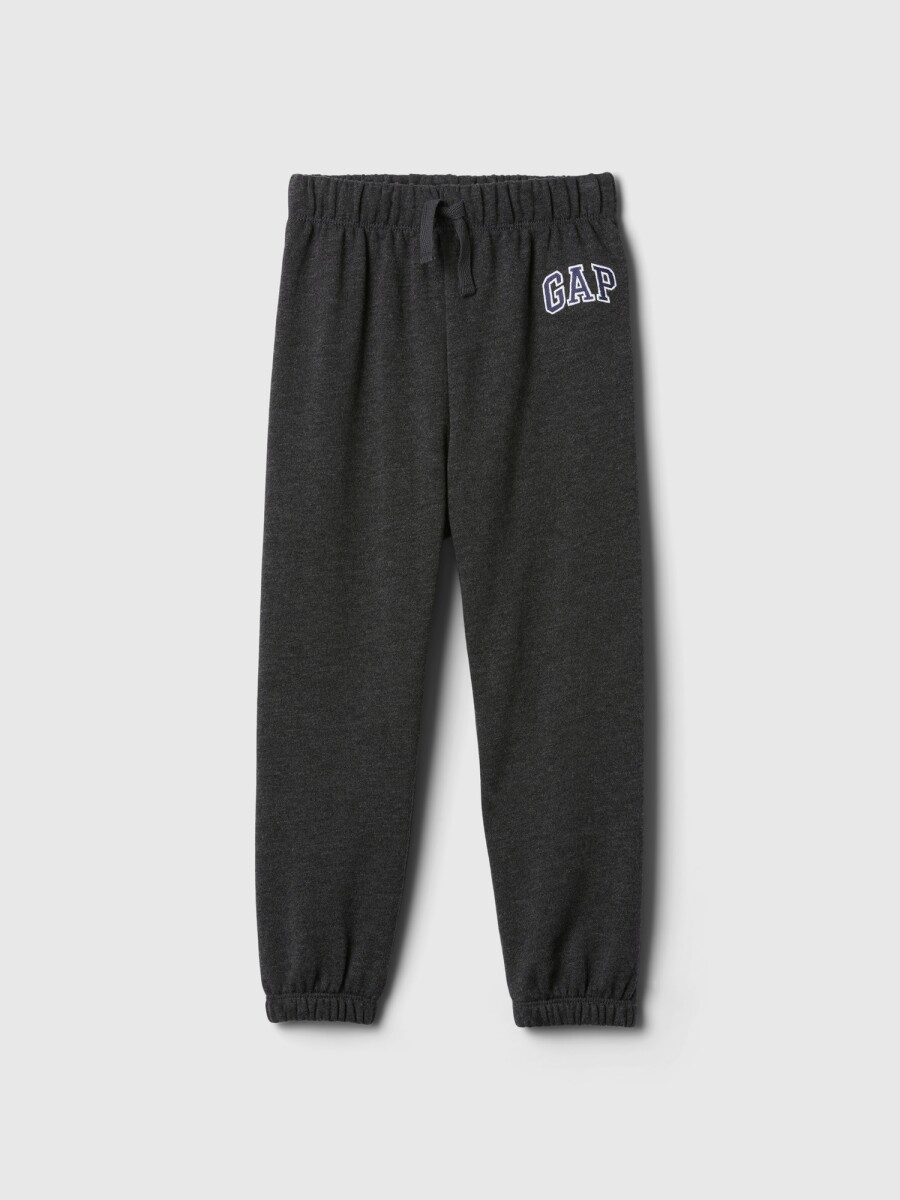 Pantalón Deportivo Logo Gap Toddler Niño - B85 Charcoal Hthr Grey 