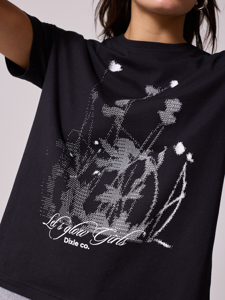 T-SHIRT CRUMI DIXIE Negro