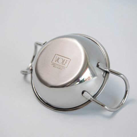 Bowl de Acero Inoxidable Volf con Asas - 11 cm. Bowl de Acero Inoxidable Volf con Asas - 11 cm.