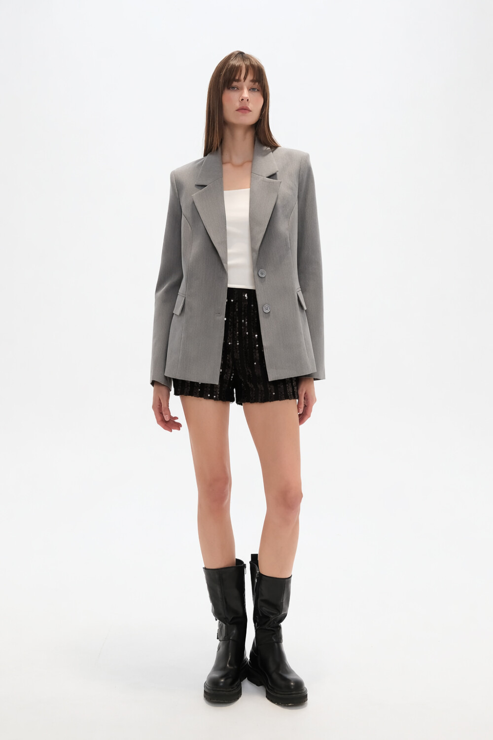 Blazer Zoreane Gris Medio