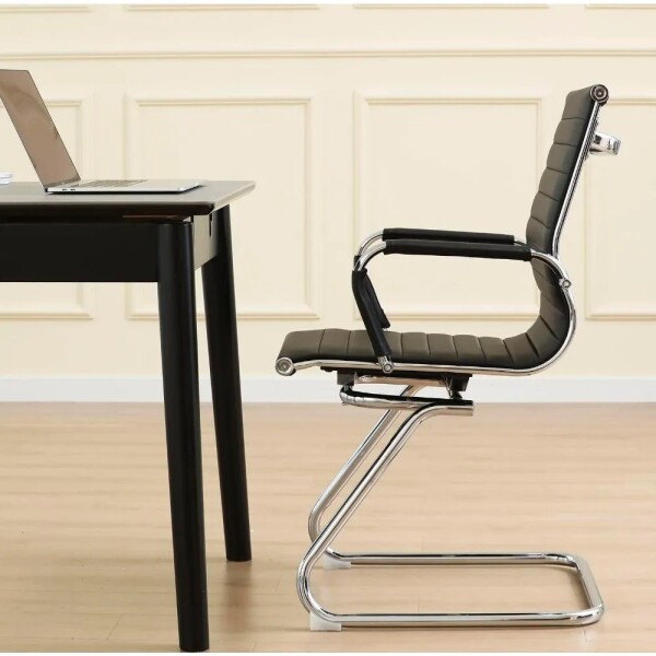 Silla Oficina Escritorio Patas Fijas Respaldo Anatomico Ejecutiva Silla Oficina Escritorio Patas Fijas Respaldo Anatomico Ejecutiva