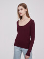 Sweater Teche Bordeaux