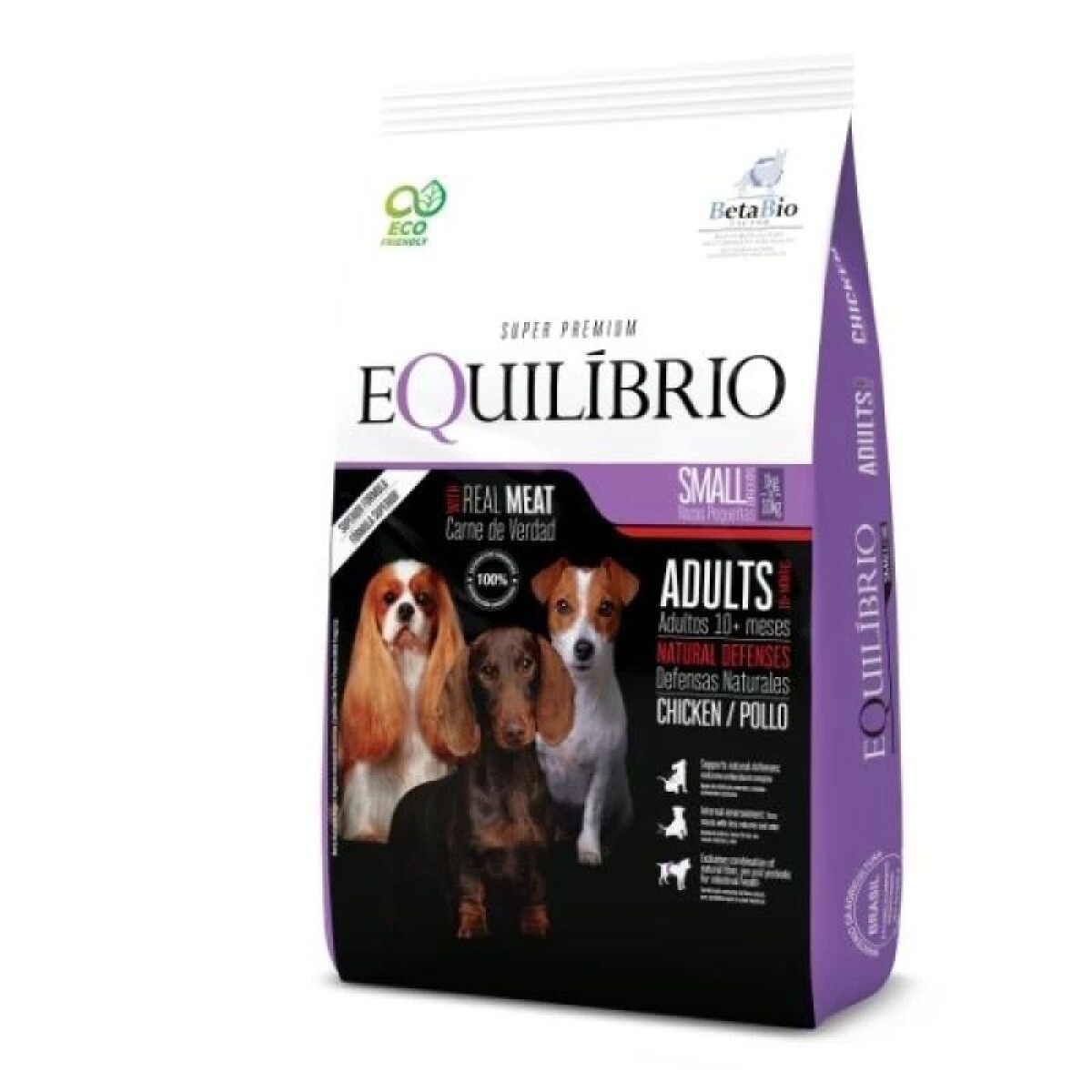 Equilibrio Adult Small Breeds - 7,5 kgs 