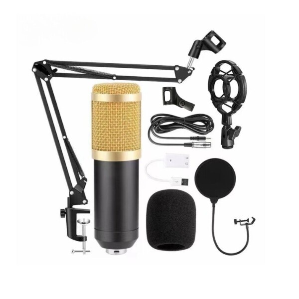 Microfono Condensador Kit Grabación Brazo Articulado Youtuber Gamer Pro Usb Imback Color Dorado Microfono Condensador Kit Grabación Brazo Articulado Youtuber Gamer Pro Usb Imback Color Dorado