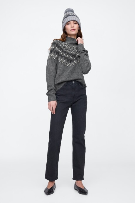 Buzo Polera Fairisle B25 Grey Heather