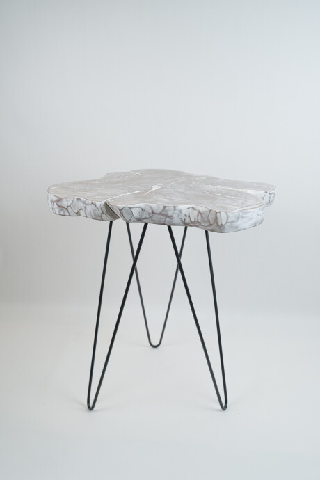 Mesa Lateral Liberté White Wash Color Unico