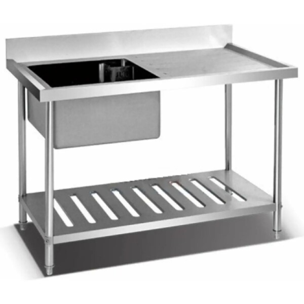 Mesada con Pileta de Acero Inoxidable 150 cm | Lundar BV-76A1 Mesada con Pileta de Acero Inoxidable 150 cm | Lundar BV-76A1