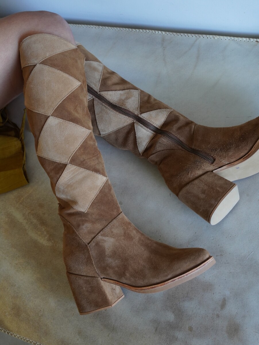 Rombo Boots - Camel / Beige