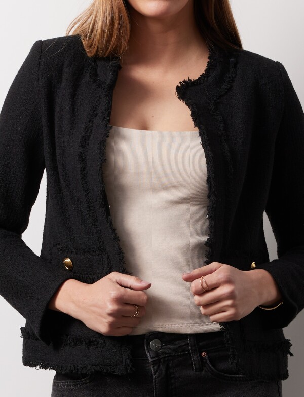 Chaqueta Boucle NEGRO