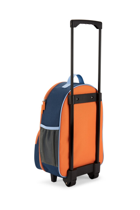 Mochila con rueditas, diseño cohete Sin color
