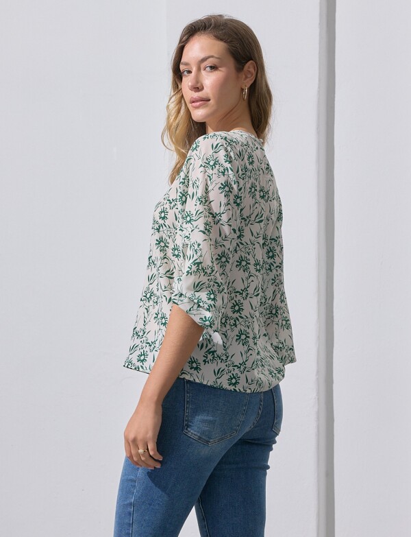 Blusa Mga Balloon VERDE/MULTI