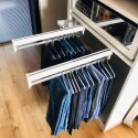 Organizador perchero barra extensible para amurar Organizador perchero barra extensible para amurar