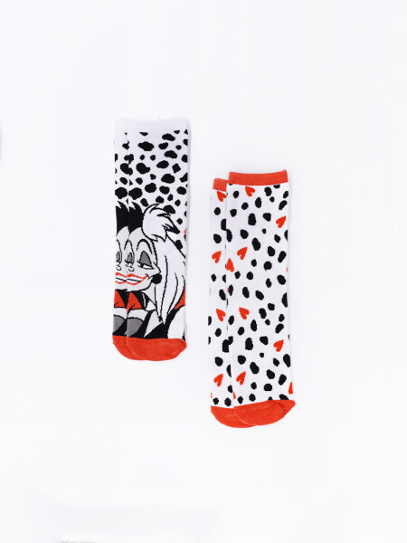 MEDIAS CRUELLA PACK X2 VARIANTE 1