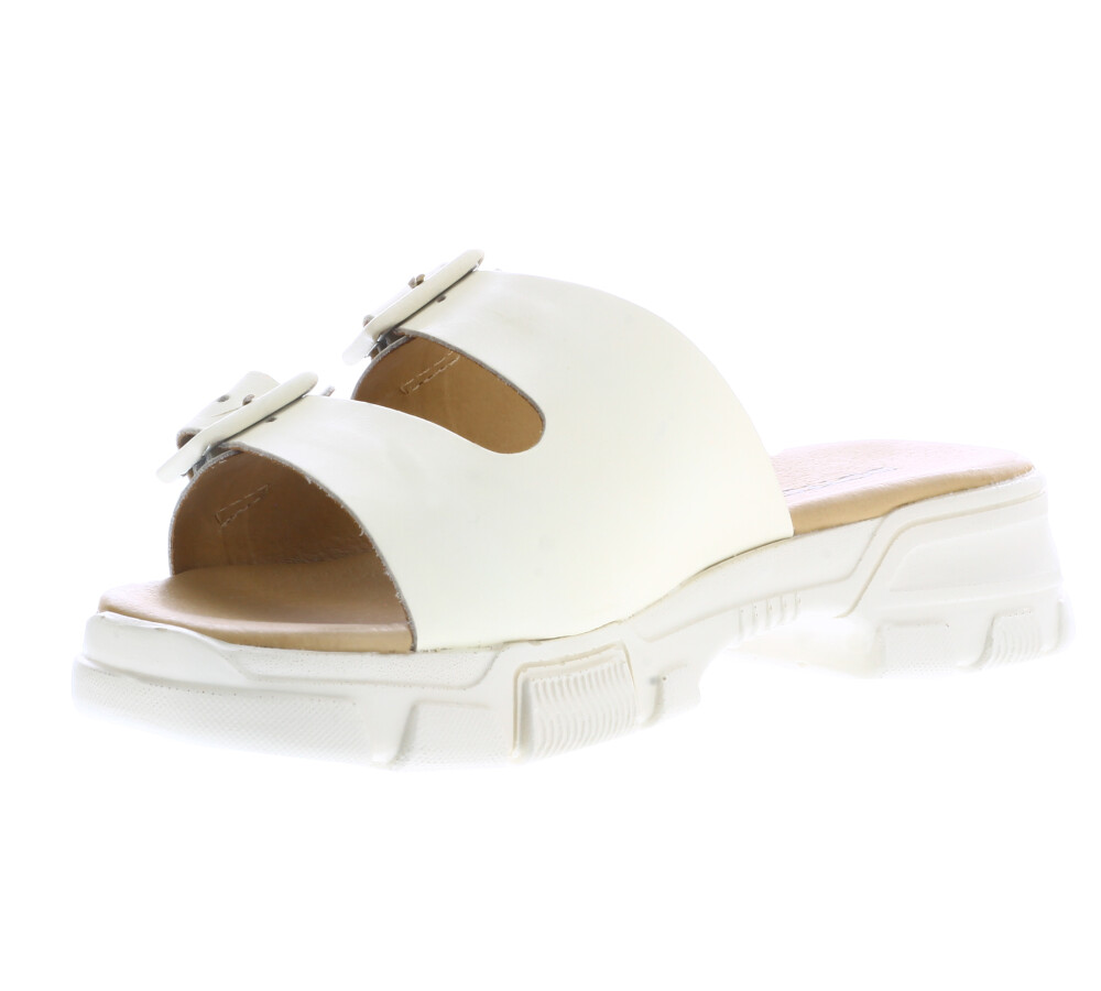 Sandalia c/hebillas Off White