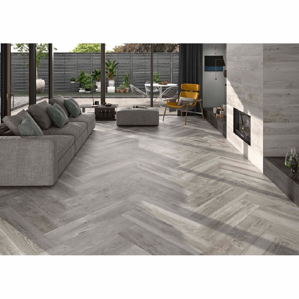 PORCELANATO SALEM CENERE RECTIFICADO "A" 30X150 CM Porcelanato Salem Cenere Rectificado "a" 30x150 Cm