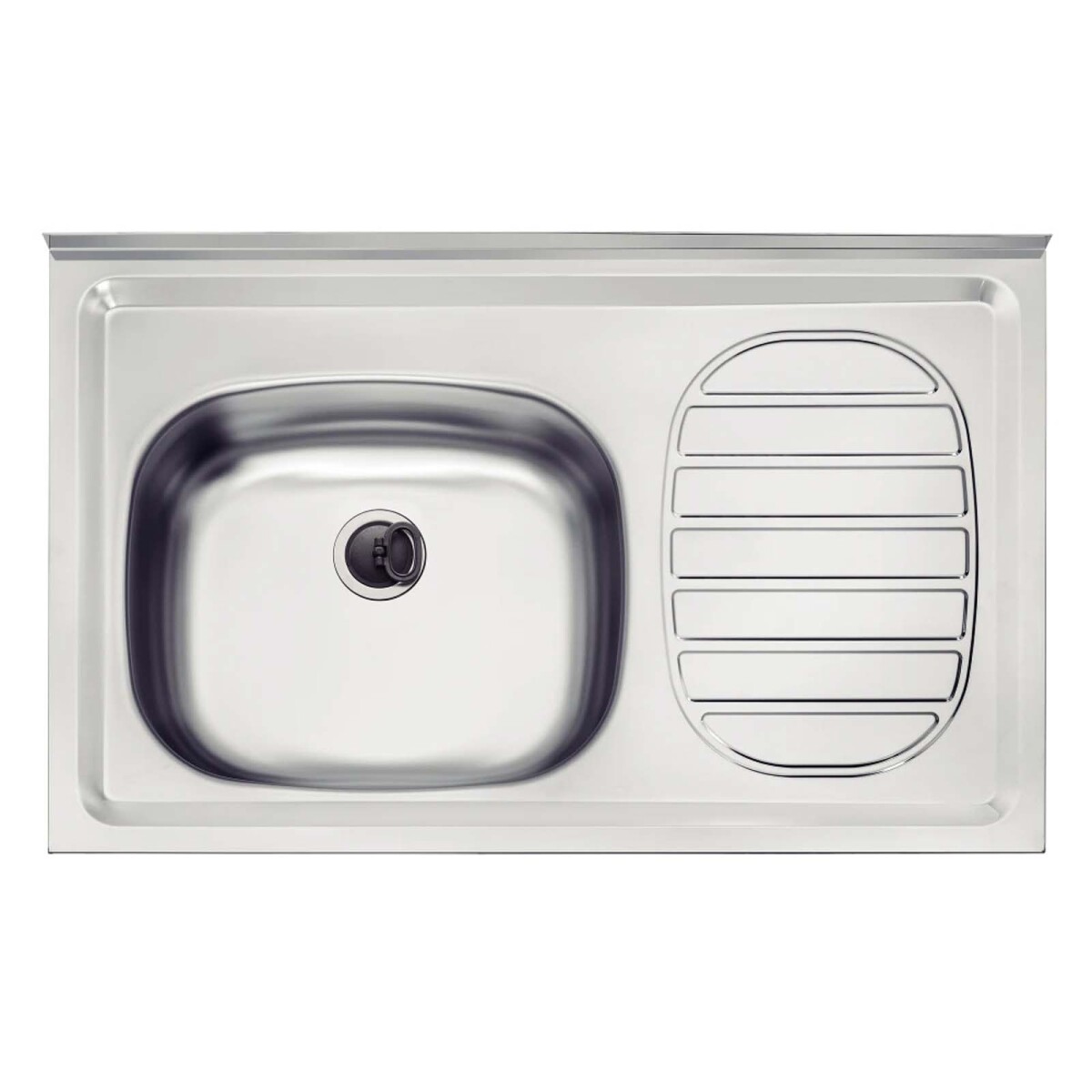 MESADA PILETA IZQUIERDA - 80 CM ACERO-INOXIDABLE GRIS TRAMONTINA 