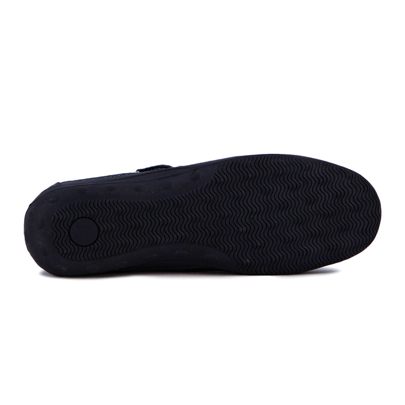 Wonder Guillermina Casual C/velcro Calada - Negro Negro