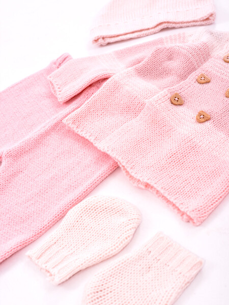 CONJUNTO RECIEN NACIDO ROSADO