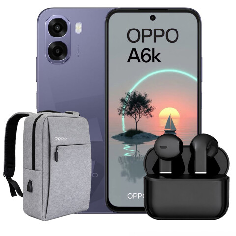 Oppo A6k 8(4+4)gb 256gb 4g + Regalo PK OPPO A6K 4GB 256GB VIOLETA + REGALO