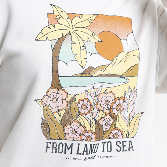 Buzo Reef Round Neck Blanco