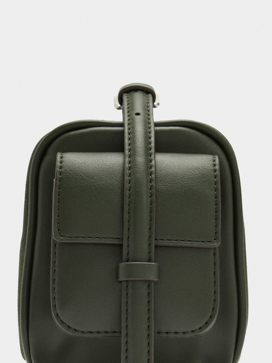 Bolso De Hombro Rectangular verde