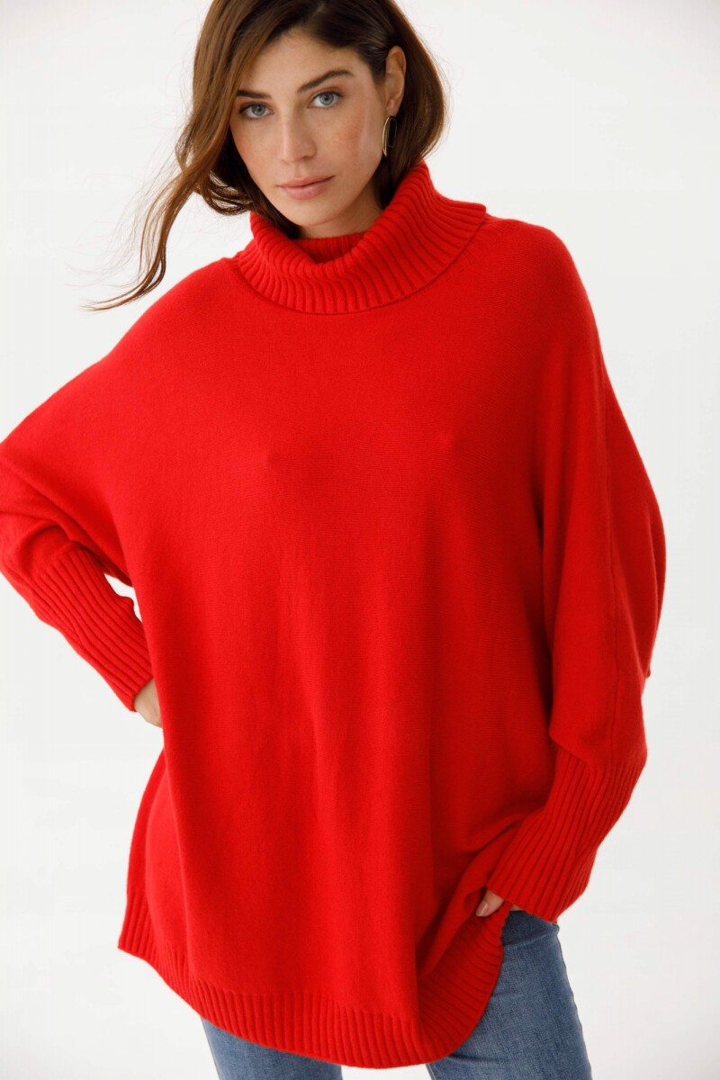 Sweater Azul - Rojo 