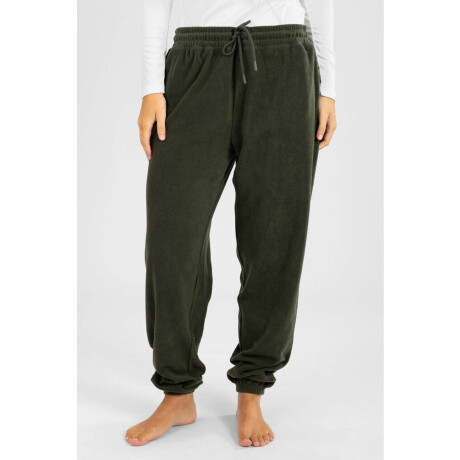 Pantalon polar mujer Verde claro