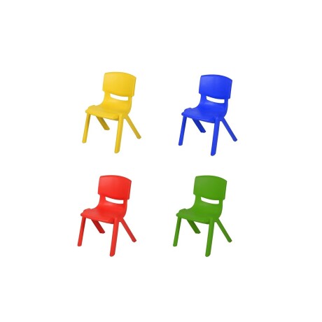 Silla para niños en plástico inyectado colores Azul