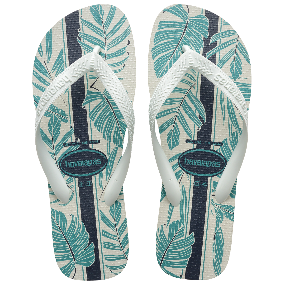 Sandalias de Hombre Havaianas Havaiana Aloha - Blanco - Azul - Violeta 