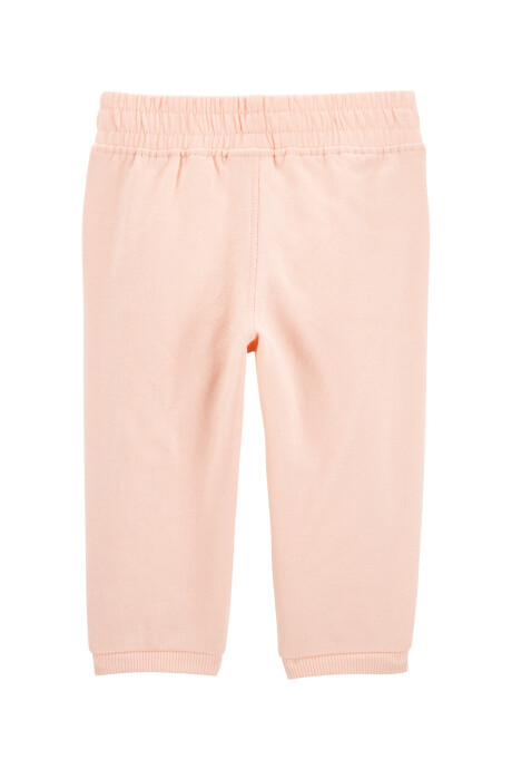 Pantalón deportivo de algodón, rosado Sin color
