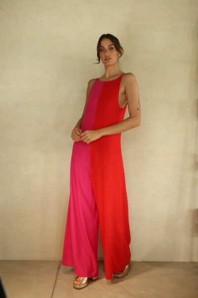 MONO HELENA SS24 Rojo Y Fucsi