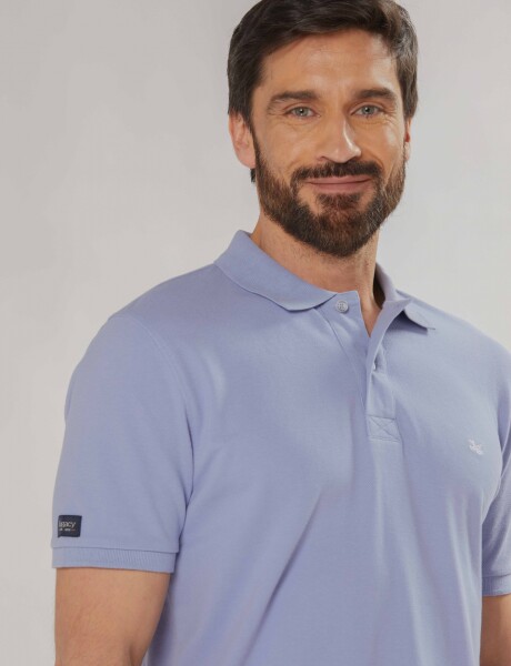 REMERA POLO PIQUÉ Lavanda