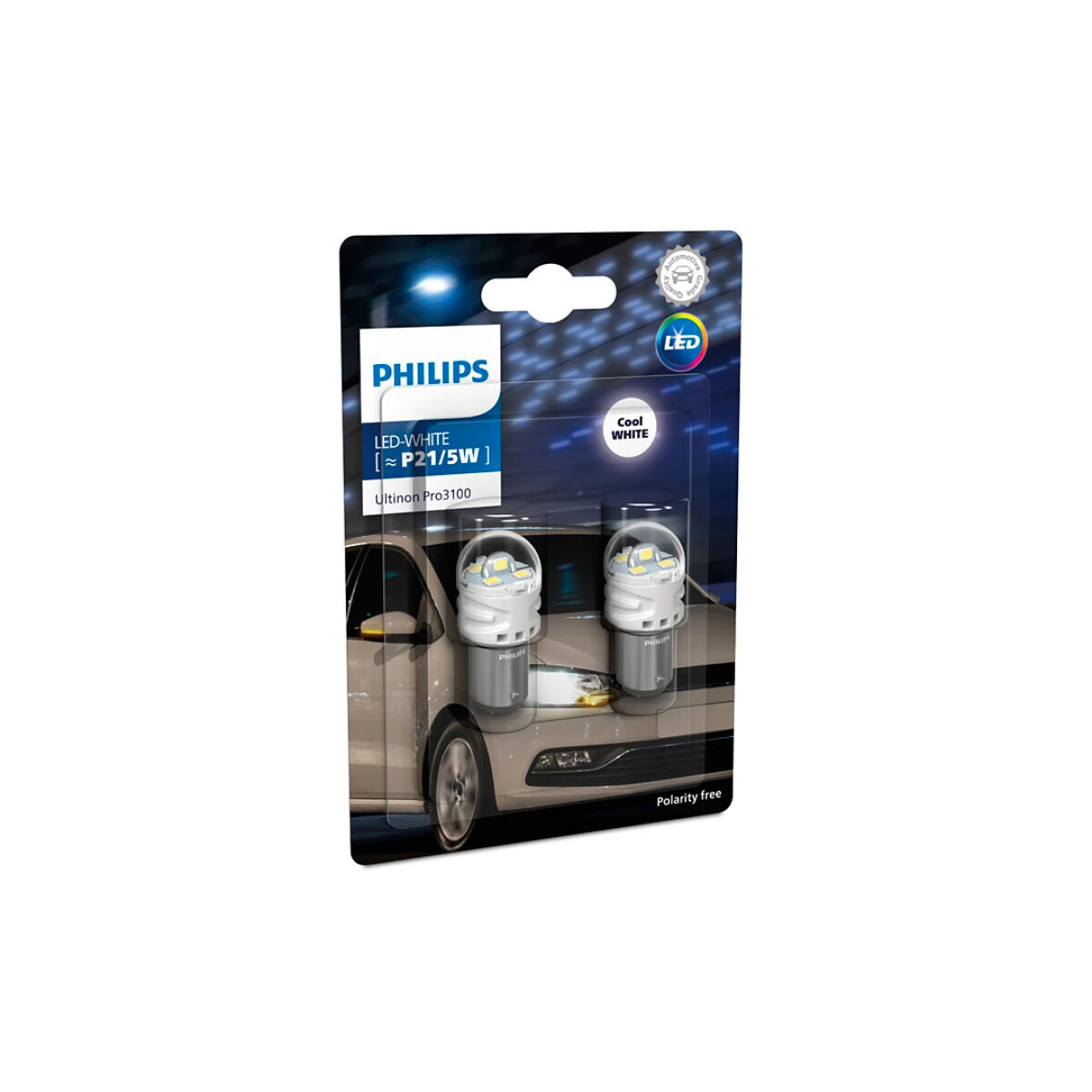 LAMPARA - R5W R10 LED P21/5W 12V ULTINON PRO 3100 BLISTER X2 PHILIPS 