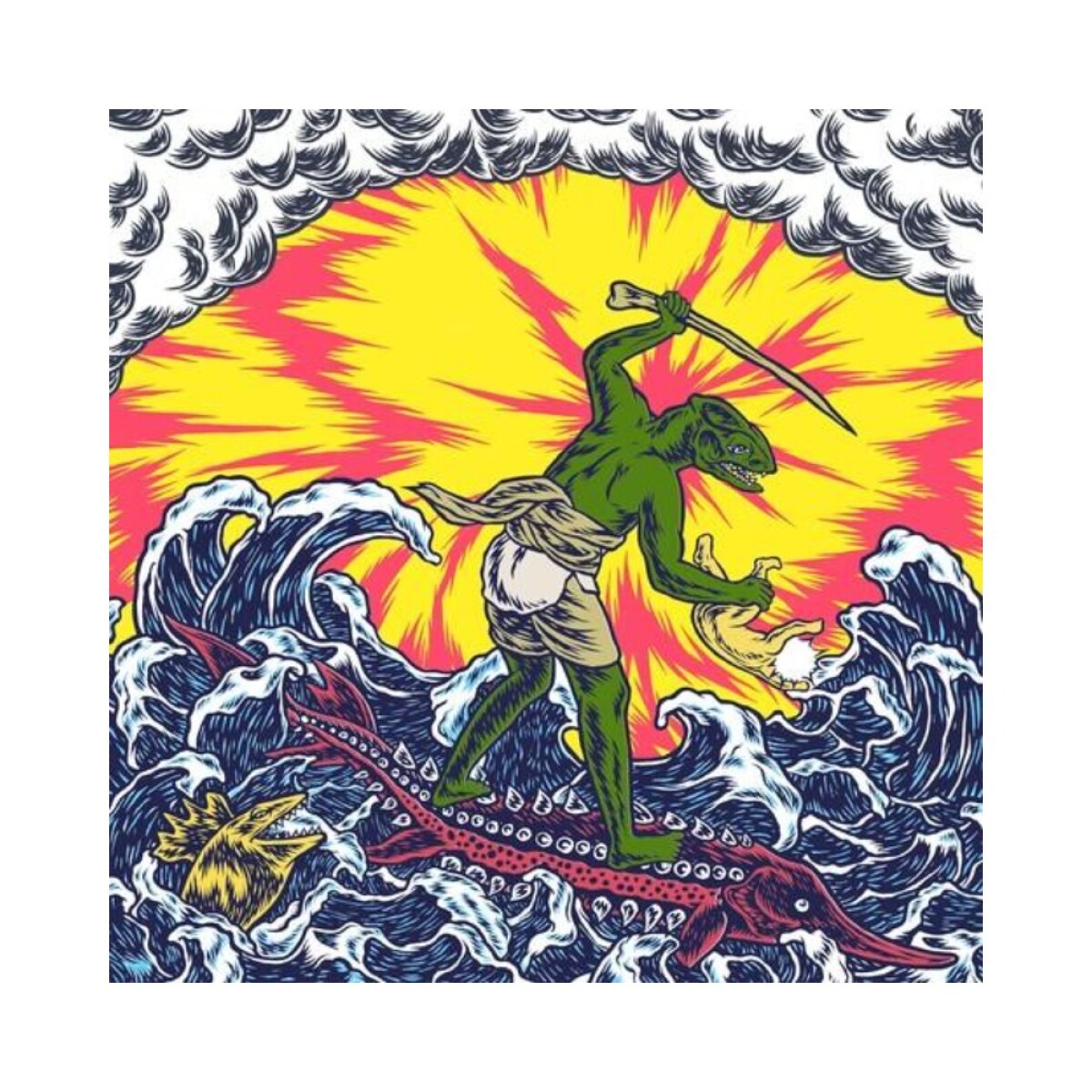 King Gizzard & The Lizard Wizard / Teenage Gizzard - Blue Eco Mix - Vinilo 