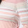 REMERA RAYADA DE ALGODÓN Coral