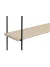Estante pared HEJLSMINDE 6 est negro/nat Estante pared HEJLSMINDE 6 est negro/nat
