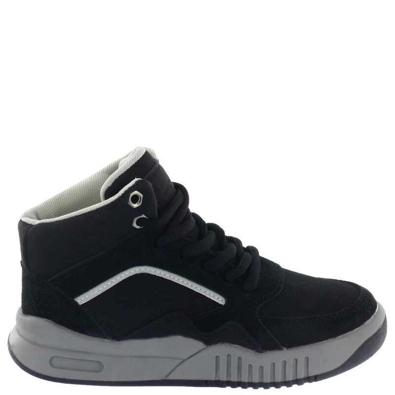 Botas de Niño Croco Kids Botita TINO acordonada Negro