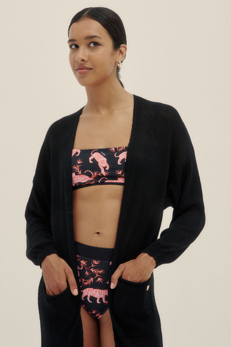 LU CARDIGAN Black