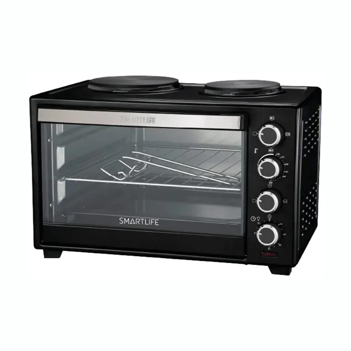 Horno Eléctrico SMARTLIFE SL-EO48BP 2000W Dos Anafes Capacidad 48Lt 