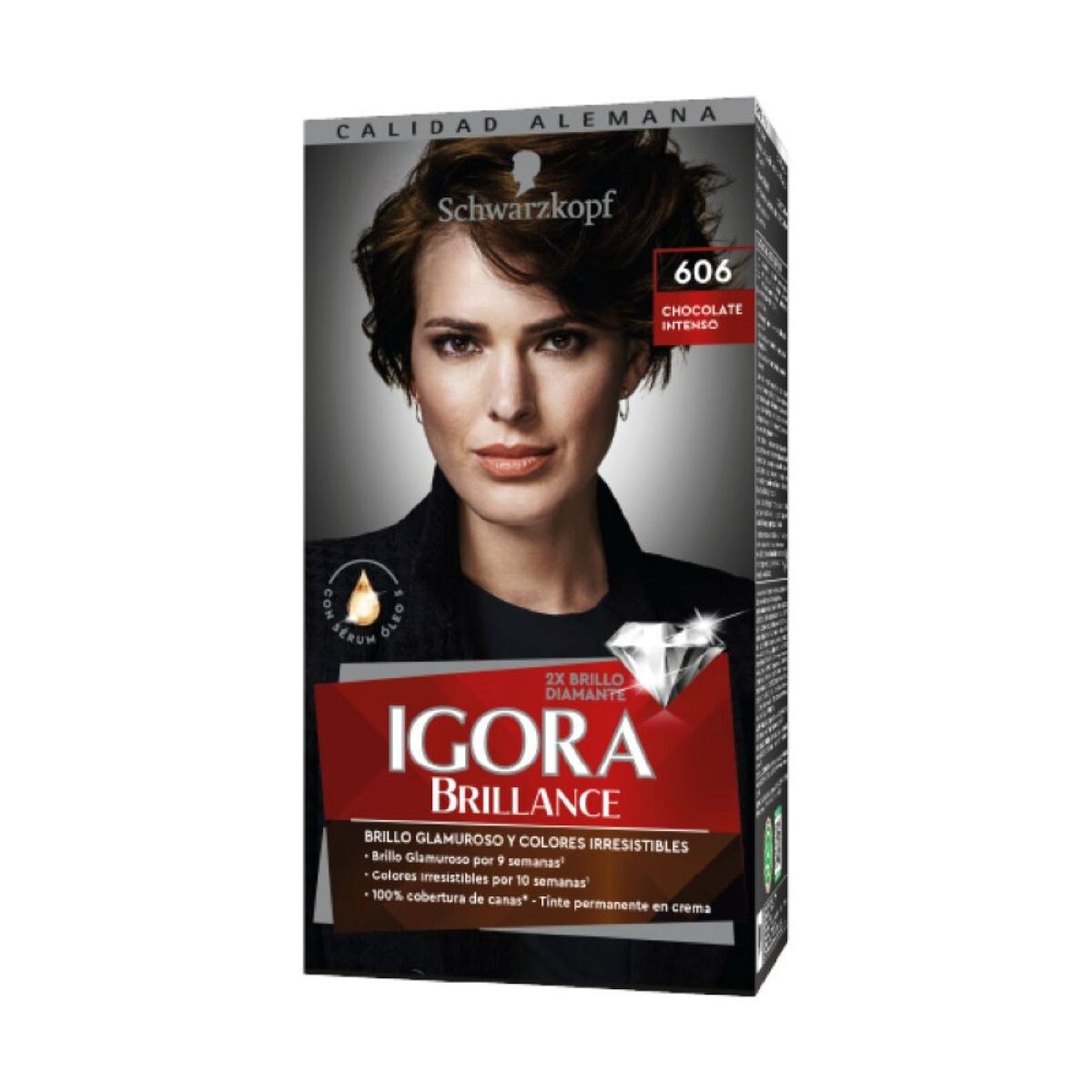 IGORA BRILLANCE CHOCOLATE NÂ°606 KIT 50 