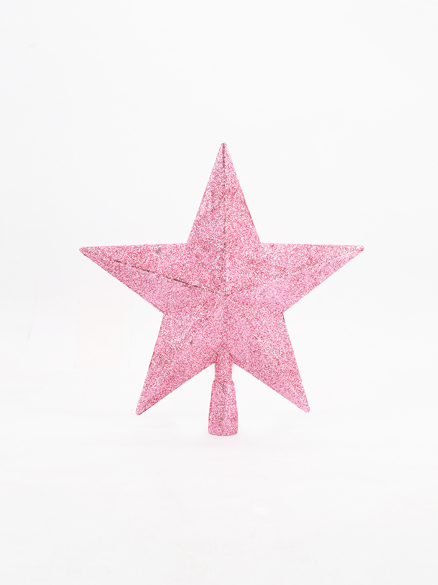 PUNTERO PLATEADO ESTRELLA - ROSADO 