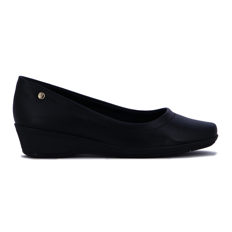 Zapato Taco Corrido Mujer Comfortlex Negro