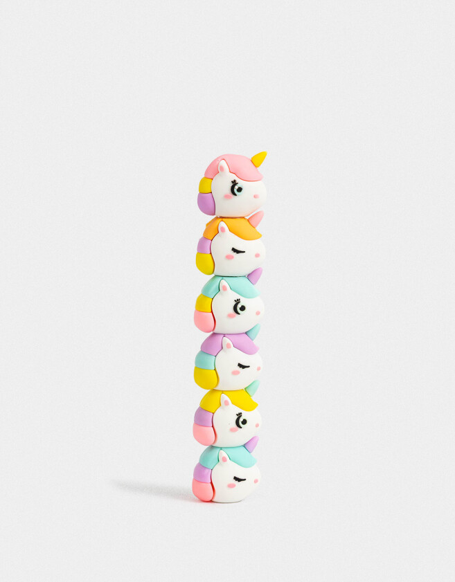 Resaltadores Apilable Set De Resaltadores De Unicornio - Combinacion Multicolor
