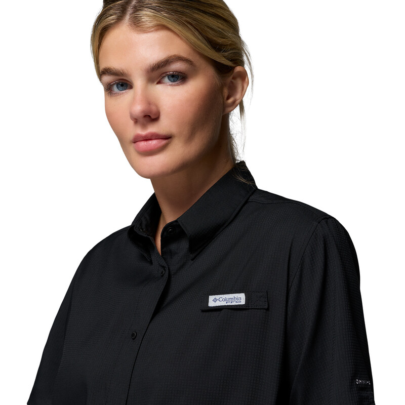 Camisa Tamiami ll SS Mujer BLACK / SHARK