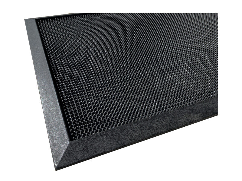 SANITIZER RUBBER MAT FELPUDO PEDILUVIO SANITIZER RUBBER MAT 81X61CM SM816116 BLACK