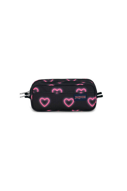 Cartuchera Large Accessory Pouch Happy Hearts Black