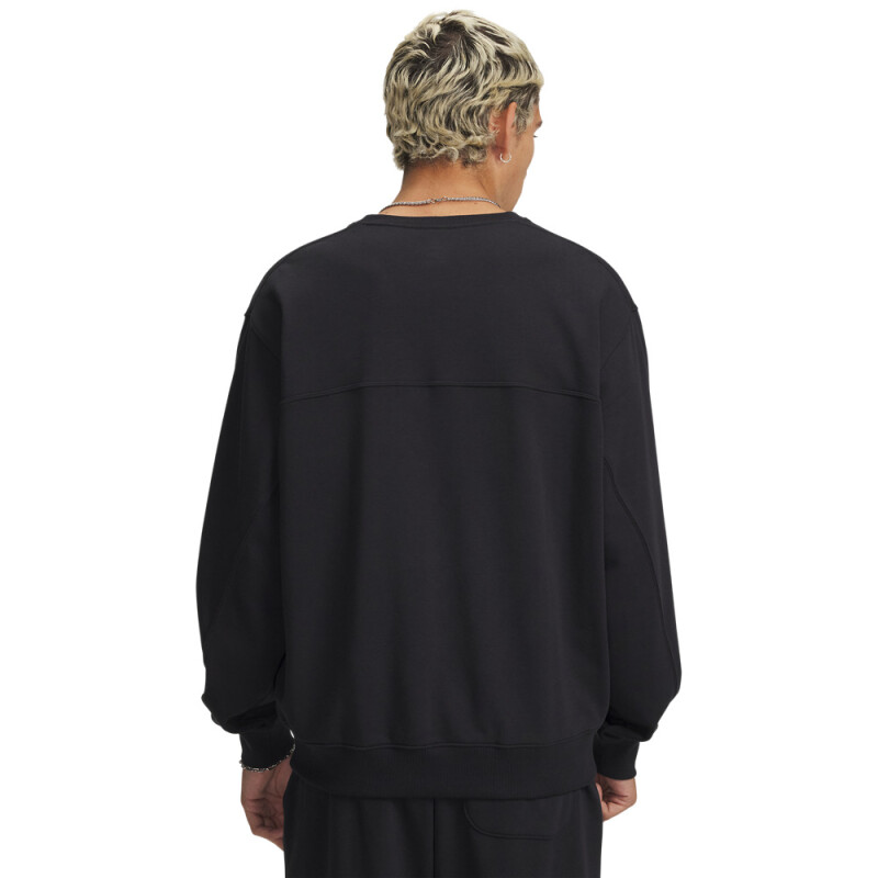 UA Rival LW Crew-GRN BLK-001