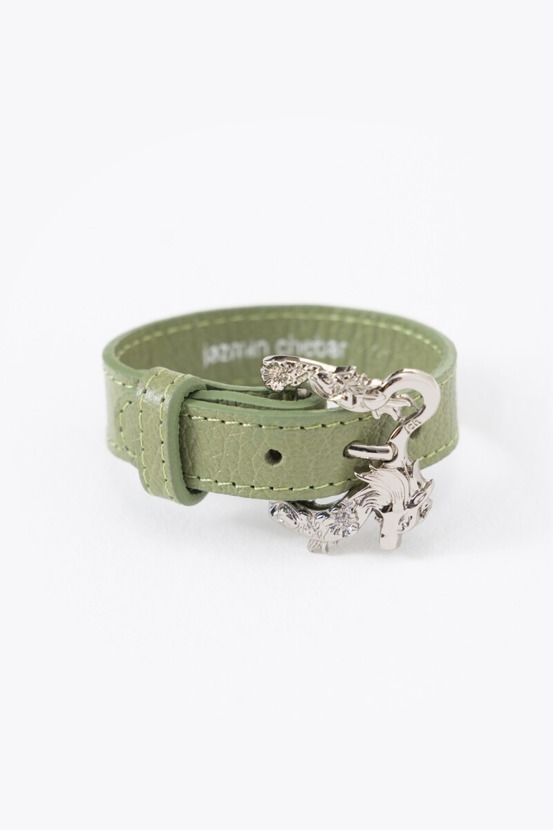 PULSERA BARROQUE Verde Oliva