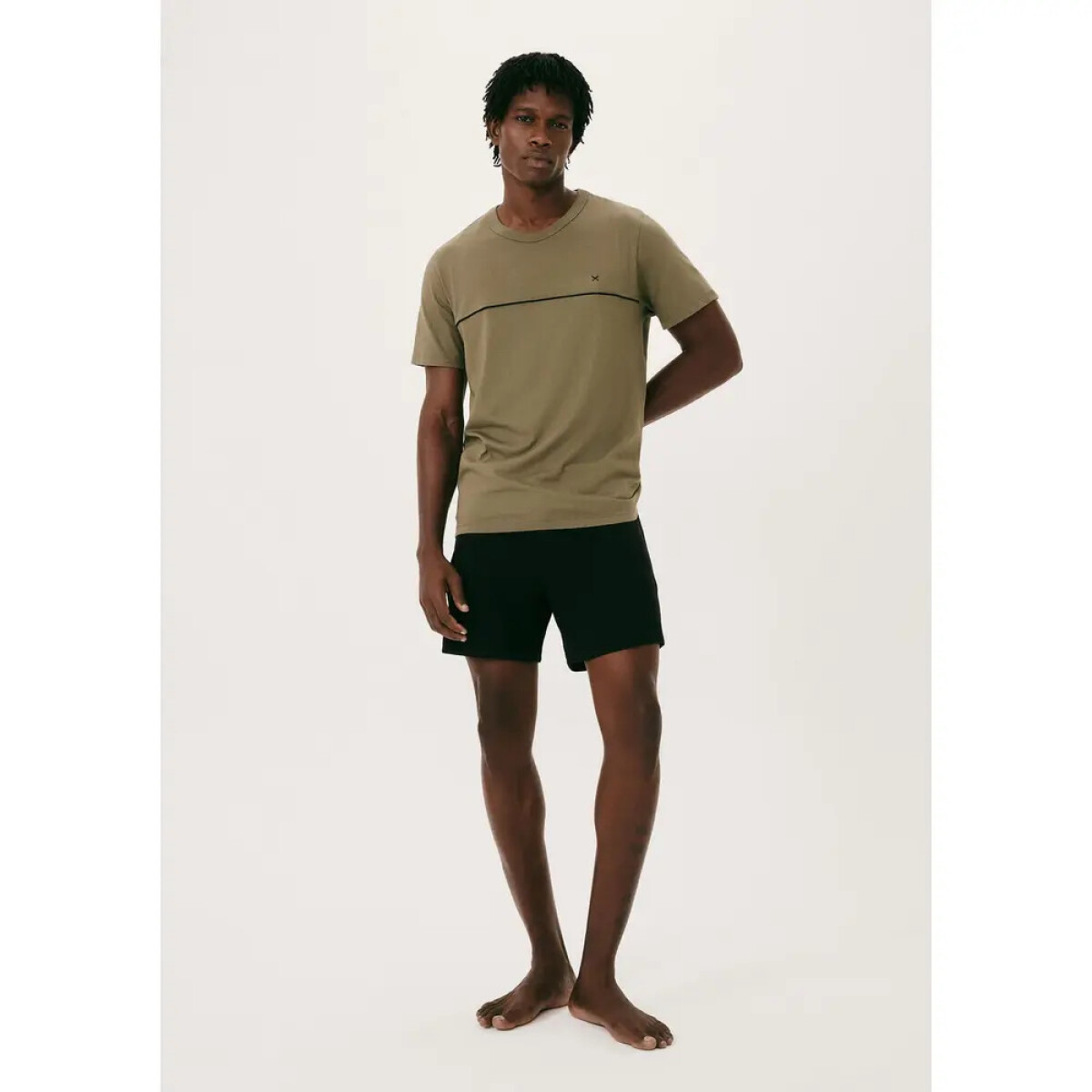 PIJAMA MM MASC - OLIVA MEDIO 